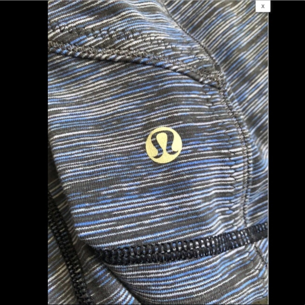 Lululemon Forme Define Jacket Space Stripe Cadet … - image 5